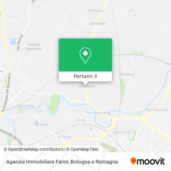 Mappa Agenzia Immobiliare Farini