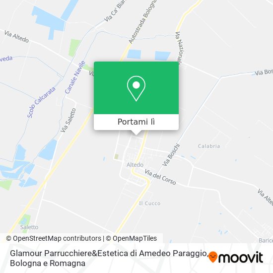 Mappa Glamour Parrucchiere&Estetica di Amedeo Paraggio