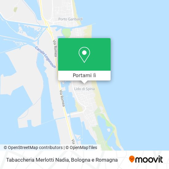 Mappa Tabaccheria Merlotti Nadia