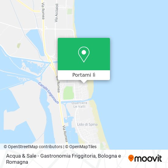 Mappa Acqua & Sale - Gastronomia Friggitoria