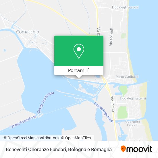 Mappa Beneventi Onoranze Funebri