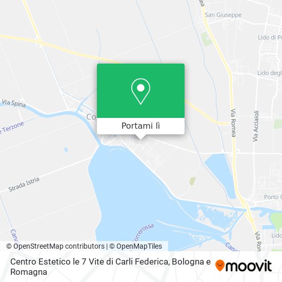 Mappa Centro Estetico le 7 Vite di Carli Federica