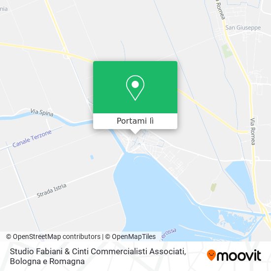 Mappa Studio Fabiani & Cinti Commercialisti Associati
