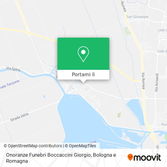 Mappa Onoranze Funebri Boccaccini Giorgio