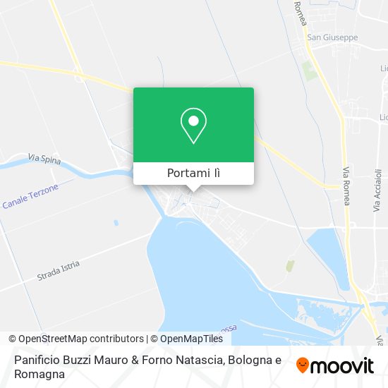 Mappa Panificio Buzzi Mauro & Forno Natascia