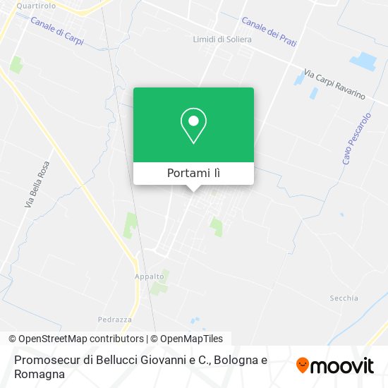 Mappa Promosecur di Bellucci Giovanni e C.