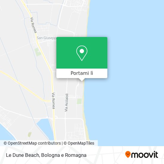 Mappa Le Dune Beach