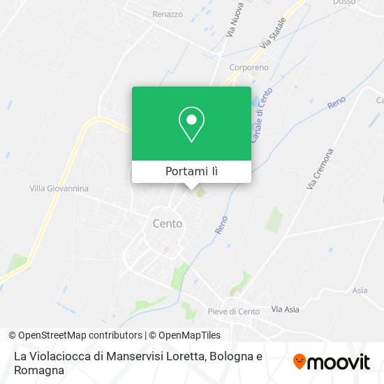 Mappa La Violaciocca di Manservisi Loretta