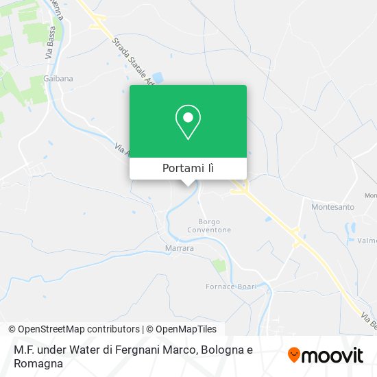 Mappa M.F. under Water di Fergnani Marco