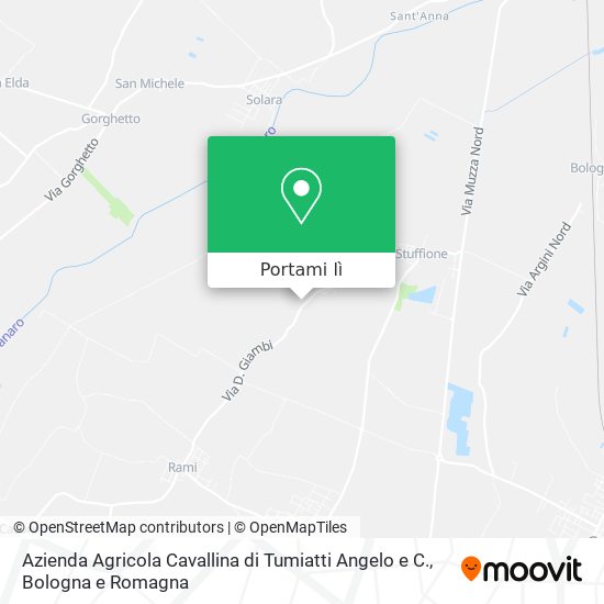 Mappa Azienda Agricola Cavallina di Tumiatti Angelo e C.