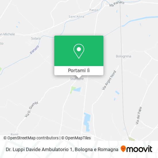 Mappa Dr. Luppi Davide Ambulatorio 1