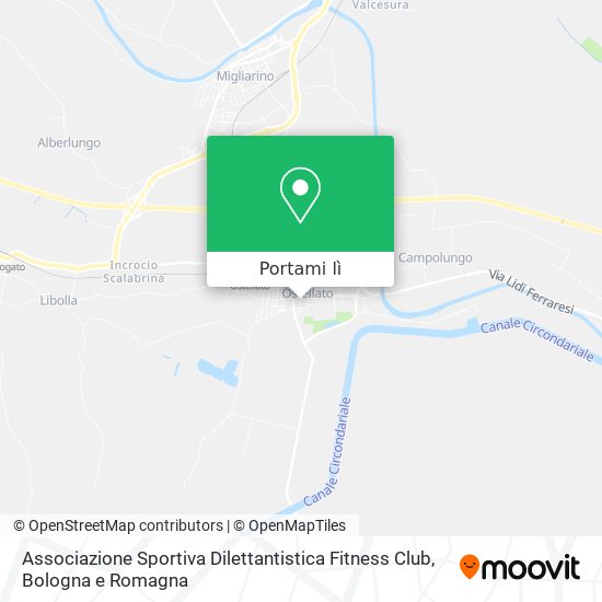 Mappa Associazione Sportiva Dilettantistica Fitness Club