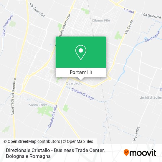 Mappa Direzionale Cristallo - Business Trade Center