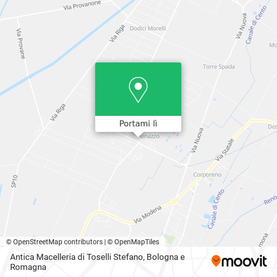 Mappa Antica Macelleria di Toselli Stefano
