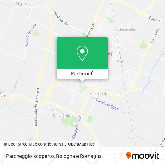 Mappa Parcheggio scoperto