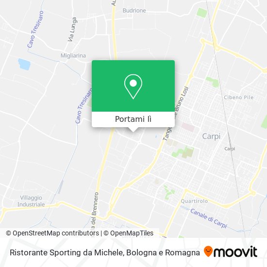 Mappa Ristorante Sporting da Michele