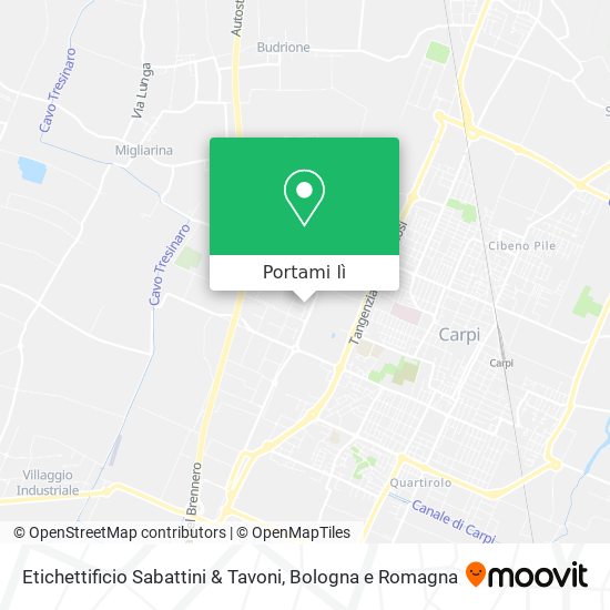 Mappa Etichettificio Sabattini & Tavoni