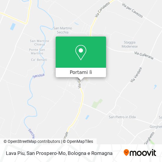 Mappa Lava Piu, San Prospero-Mo