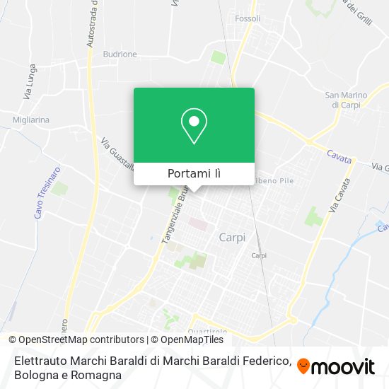 Mappa Elettrauto Marchi Baraldi di Marchi Baraldi Federico