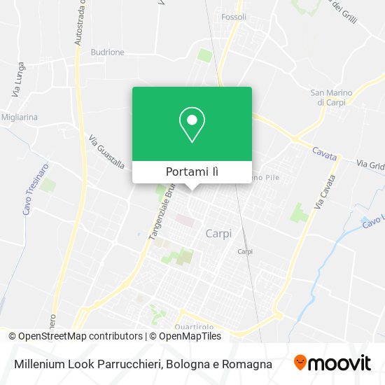 Mappa Millenium Look Parrucchieri