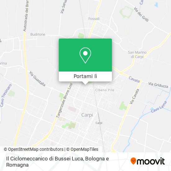 Mappa Il Ciclomeccanico di Bussei Luca