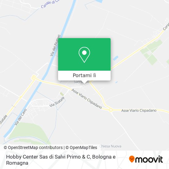 Mappa Hobby Center Sas di Salvi Primo & C