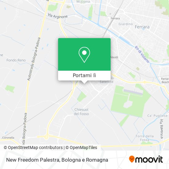 Mappa New Freedom Palestra