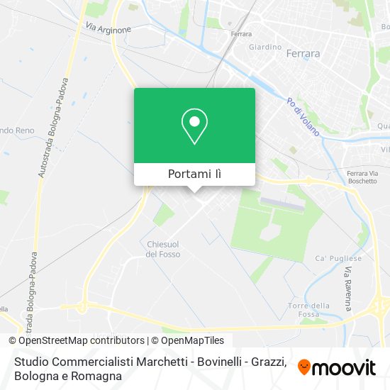 Mappa Studio Commercialisti Marchetti - Bovinelli - Grazzi