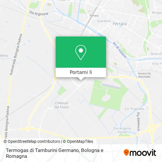 Mappa Termogas di Tamburini Germano