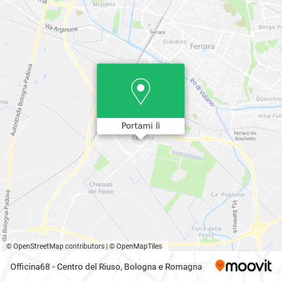 Mappa Officina68 - Centro del Riuso