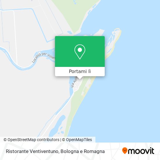Mappa Ristorante Ventiventuno