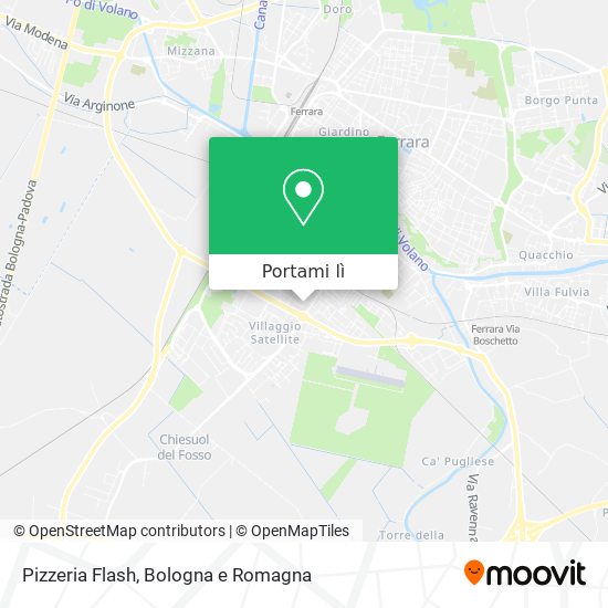 Mappa Pizzeria Flash