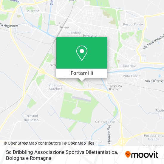Mappa Sc Dribbling Associazione Sportiva Dilettantistica