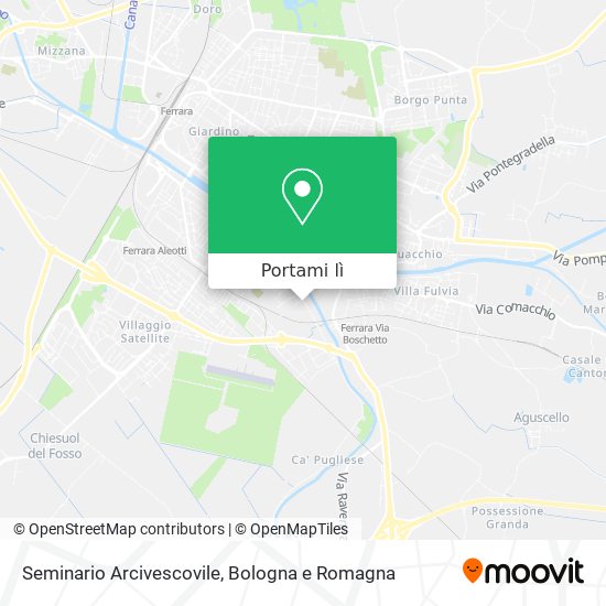 Mappa Seminario Arcivescovile