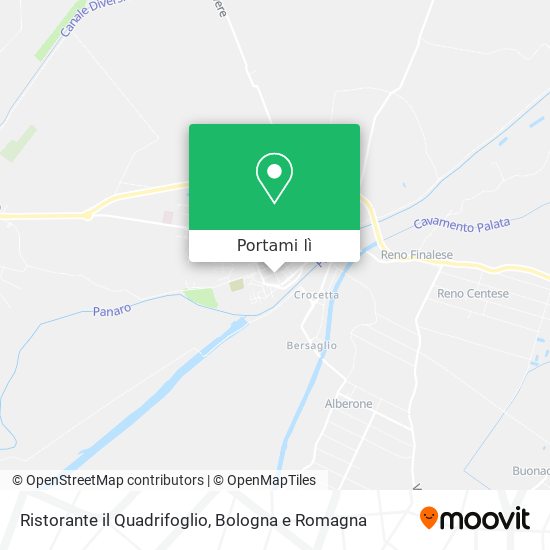 Mappa Ristorante il Quadrifoglio