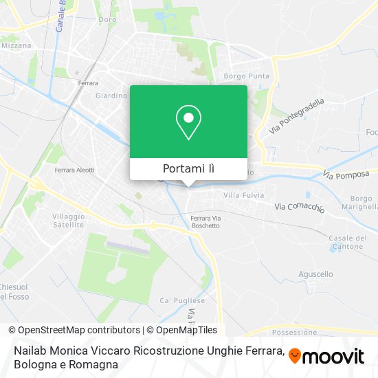 Mappa Nailab Monica Viccaro Ricostruzione Unghie Ferrara