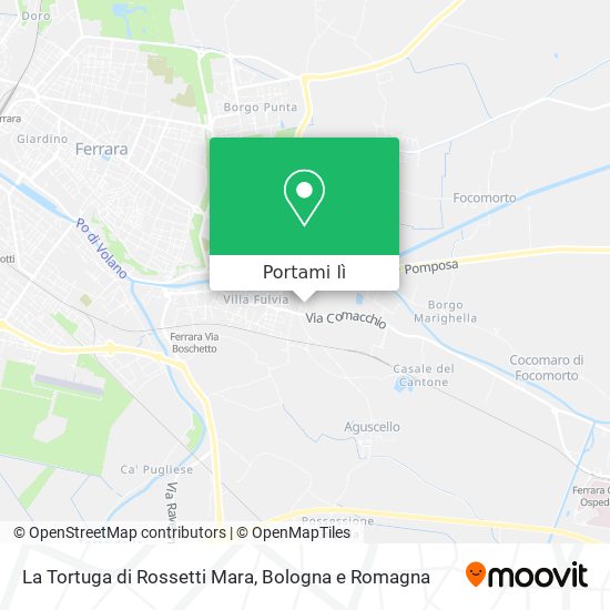 Mappa La Tortuga di Rossetti Mara