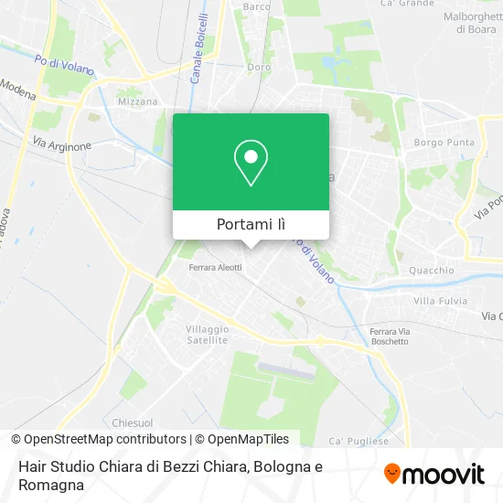 Mappa Hair Studio Chiara di Bezzi Chiara