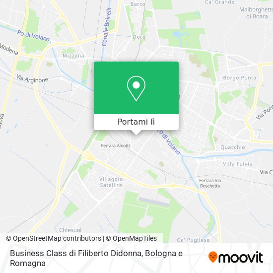 Mappa Business Class di Filiberto Didonna