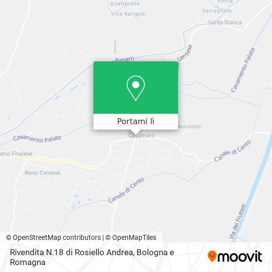 Mappa Rivendita N.18 di Rosiello Andrea