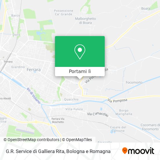 Mappa G.R. Service di Galliera Rita