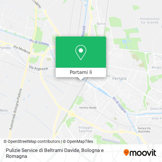 Mappa Pulizie Service di Beltrami Davide