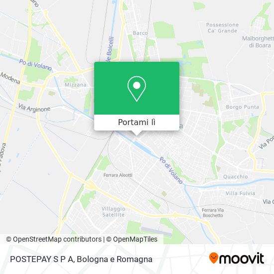 Mappa POSTEPAY S P A