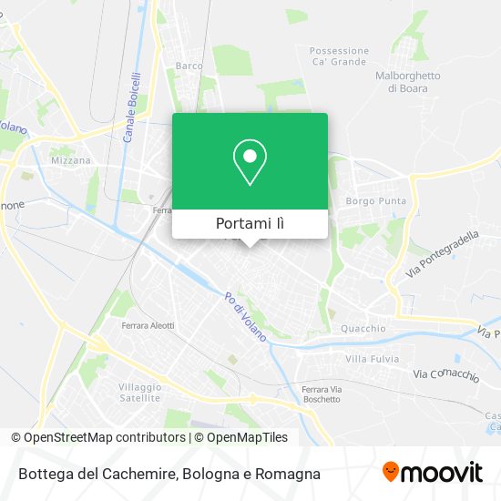 Mappa Bottega del Cachemire