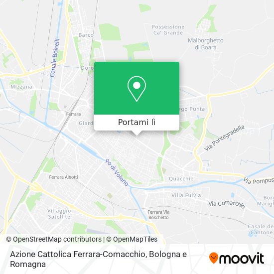 Mappa Azione Cattolica Ferrara-Comacchio