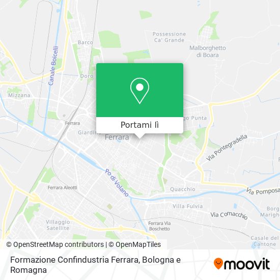 Mappa Formazione Confindustria Ferrara
