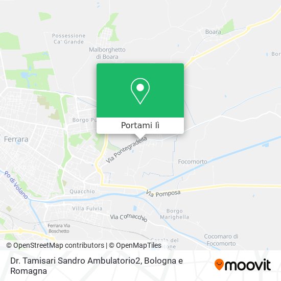 Mappa Dr. Tamisari Sandro Ambulatorio2