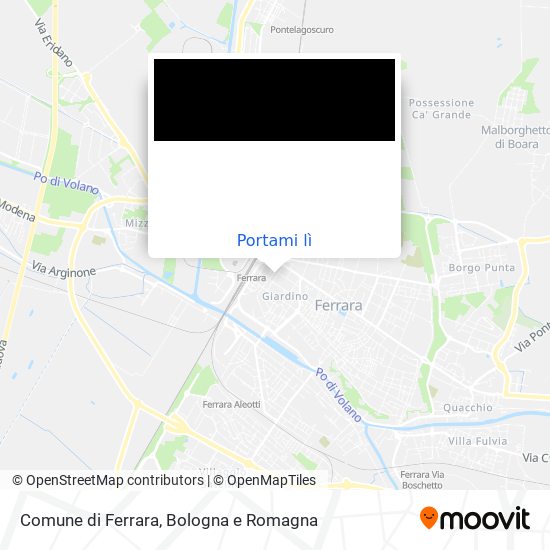 Mappa Comune di Ferrara