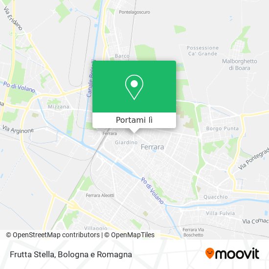Mappa Frutta Stella