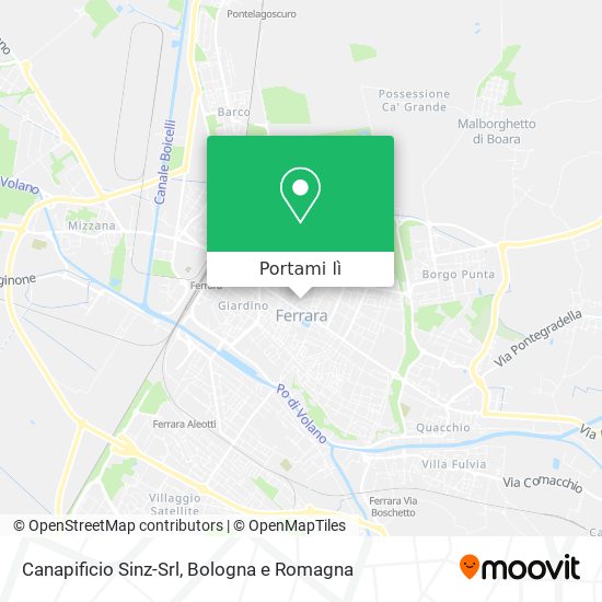 Mappa Canapificio Sinz-Srl
